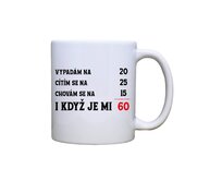 DOBRÝ TRIKO Keramický MAXI hrnek s potiskem Je mi 60 550 ml