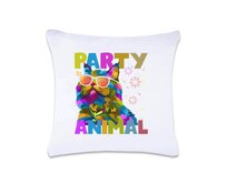 DOBRÝ TRIKO Polštář s potiskem Party animal 40 x 40 cm Oboustranný tisk: ANO