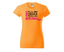 DOBRÝ TRIKO Dámské tričko Má práce SESTŘIČKA Barva: Tangerine orange, Velikost: 2XL Tangerine orange, 2XL