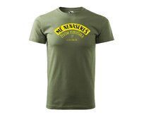 DOBRÝ TRIKO Vtipné pánské tričko s potiskem Mě nenasereš Velikost: 2XL, Barva: Khaki Khaki, 2XL