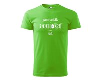 DOBRÝ TRIKO Pánské vodácké tričko s potiskem SOULODĚNÍ Velikost: 3XL, Barva: Apple green Apple green, 3XL