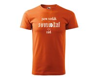 DOBRÝ TRIKO Pánské vodácké tričko s potiskem SOULODĚNÍ Velikost: 3XL, Barva: Oranžová Oranžová, 3XL