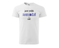 DOBRÝ TRIKO Pánské vodácké tričko SOULODĚNÍ Velikost: 2XL, Barva: Bílá Bílá, 2XL