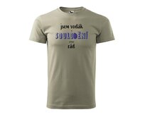 DOBRÝ TRIKO Pánské vodácké tričko SOULODĚNÍ Velikost: 2XL, Barva: Světle khaki Světle khaki, 2XL