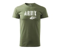 DOBRÝ TRIKO Pánské tričko Army style Velikost: 2XL, Barva: Khaki Khaki, 2XL