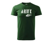 DOBRÝ TRIKO Pánské tričko Army style Velikost: 2XL, Barva: Lahvově zelená Lahvově zelená, 2XL