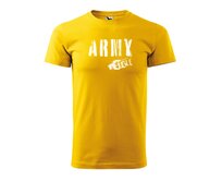 DOBRÝ TRIKO Pánské tričko Army style Velikost: 2XL, Barva: Žlutá Žlutá, 2XL