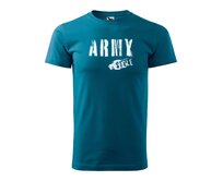 DOBRÝ TRIKO Pánské tričko Army style Velikost: 3XL, Barva: Petrolejová Petrolejová, 3XL