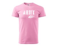 DOBRÝ TRIKO Pánské tričko Army style Velikost: 3XL, Barva: Růžová Růžová, 3XL