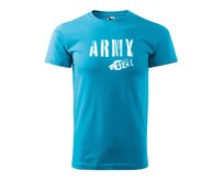 DOBRÝ TRIKO Pánské tričko Army style Velikost: 4XL, Barva: Tyrkysová Tyrkysová, 4XL