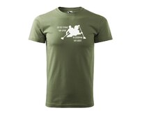 DOBRÝ TRIKO Pánské vodácké tričko Co se stane na vodě Velikost: 2XL, Barva: Khaki Khaki, 2XL