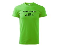 DOBRÝ TRIKO Pánské tričko Evoluce fotbalisty Velikost: 2XL, Barva: Apple green Apple green, 2XL