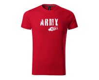 DOBRÝ TRIKO Pánské tričko s potiskem Army style Velikost: 2XL, Barva: Formula red Formula red, 2XL