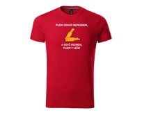 Pánské tričko pijem premium Velikost: XL, Barva: Formula red Formula red, XL