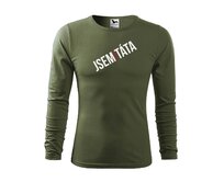 DOBRÝ TRIKO Pánské triko s potiskem Nejlepší táta Velikost: XL, Barva: Khaki Khaki, XL