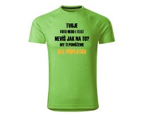 DOBRÝ TRIKO Pánské funkční tričko s vlastním potiskem Velikost: 2XL, Barva: Apple green Apple green, 2XL