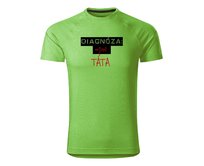 DOBRÝ TRIKO Pánské funkční tričko Diagnóza TÁTA Velikost: 2XL, Barva: Apple green Apple green, 2XL