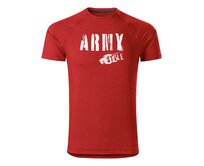 DOBRÝ TRIKO Pánské funkční tričko Army style Velikost: 2XL, Barva: Červená Červená, 2XL