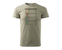 DOBRÝ TRIKO Pánské párty tričko #Dneskabudunaplech Velikost: 2XL, Barva: Světle khaki Světle khaki, 2XL