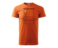 DOBRÝ TRIKO Pánské párty tričko #Dneskabudunaplech Velikost: 4XL, Barva: Oranžová Oranžová, 4XL