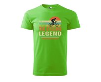 DOBRÝ TRIKO Pánské tričko s potiskem Cycling legend Velikost: 2XL, Barva: Apple green Apple green, 2XL