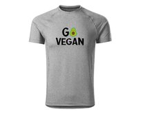 DOBRÝ TRIKO Pánské funkční tričko Go vegan Velikost: 3XL, Barva: Tmavě šedý melír Tmavě šedý melír, 3XL