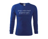 DOBRÝ TRIKO Pánské triko s potiskem Báječný den Velikost: 2XL, Barva: Královsky modrá Královsky modrá, 2XL