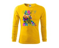 DOBRÝ TRIKO Pánské triko s potiskem Party animal Velikost: 2XL, Barva: Žlutá Žlutá, 2XL