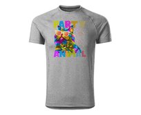 DOBRÝ TRIKO Pánské funkční tričko s potiskem Party animal Velikost: 3XL, Barva: Tmavě šedý melír Tmavě šedý melír, 3XL