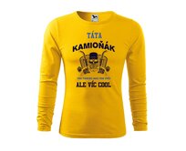 DOBRÝ TRIKO Pánské bavlněné triko Táta kamioňák Velikost: 2XL, Barva: Žlutá Žlutá, 2XL