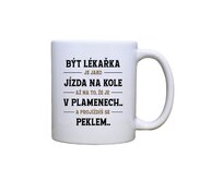 DOBRÝ TRIKO Keramický MAXI hrnek Být lékařka 550 ml