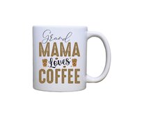 DOBRÝ TRIKO Keramický MAXI hrnek Grand mama loves COFFEE 550 ml Keramika