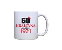 DOBRÝ TRIKO Keramický MAXI hrnek 50 let královna 550 ml Keramika