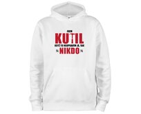 DOBRÝ TRIKO Mikina s potiskem a kapucí Když to neopraví kutil Velikost: 3XL, Barva: Bílá Bílá, 3XL