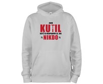 DOBRÝ TRIKO Mikina s potiskem a kapucí Když to neopraví kutil Velikost: 3XL, Barva: Světle šedý melír Světle šedý melír, 3XL