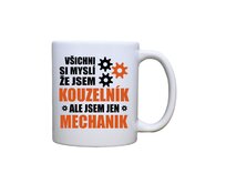 DOBRÝ TRIKO Keramický MAXI hrnek 550 ml Kouzelník mechanik Keramika