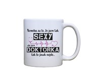 DOBRÝ TRIKO Keramický MAXI hrnek 550 ml Sexy doktorka Keramika