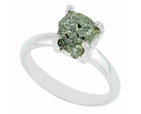 AutorskeSperky.com - Stříbrný prsten s diamantem 3 kt -  S3903 Stříbro