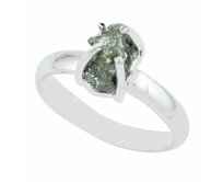 AutorskeSperky.com - Stříbrný prsten s diamantem 3 kt -  S3958 Stříbro