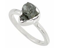 AutorskeSperky.com - Stříbrný prsten s diamantem 3 kt -  S3970 Stříbro