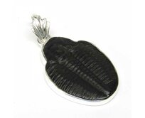 AutorskeSperky.com - Stříbrný přívěsek s trilobitem -  S5545 Stříbro