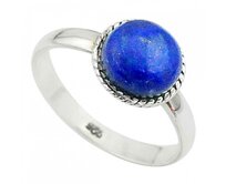 AutorskeSperky.com - Stříbrný prsten s lapis lazuli -  S6132 Stříbro