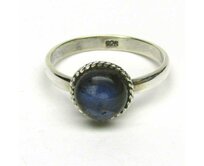 AutorskeSperky.com - Stříbrný prsten s labradoritem -  S6165 Stříbro
