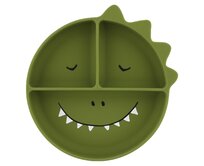 Dětský silikonový talíř s přísavkou Trixie Baby - Mr. Dino
