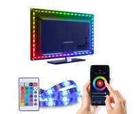 Solight LED WIFI smart RGB pásek pro TV, 4x50cm, USB