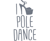 Samolepka I love pole dance