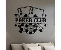 Samolepka Karty poker