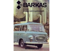 Plechová retro cedule / plakát - Barkas Provedení:: Papírový obraz v rámu A4