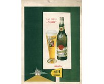 Plechová retro cedule / plakát - Pilsner Urquell II Provedení:: Plechová cedule A5 cca 20 x 15 cm