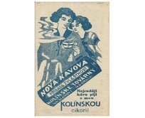 Plechová retro cedule / plakát -  Kolínská cikorie Provedení:: Plechová cedule A5 cca 20 x 15 cm